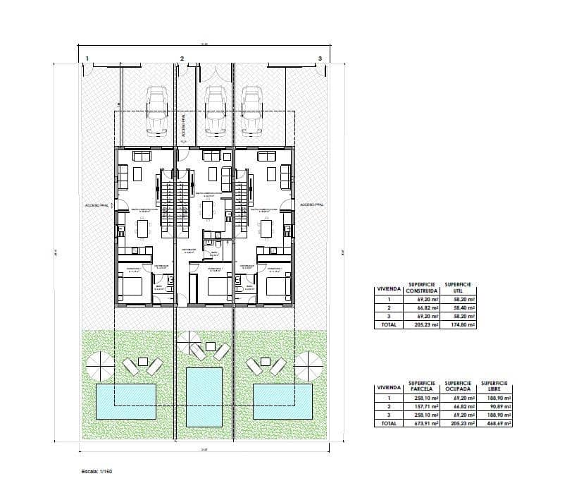 3 sypialnia Willa na sprzedaż w Aguilas z basenem - 345 000 € (Ref: 9865221)