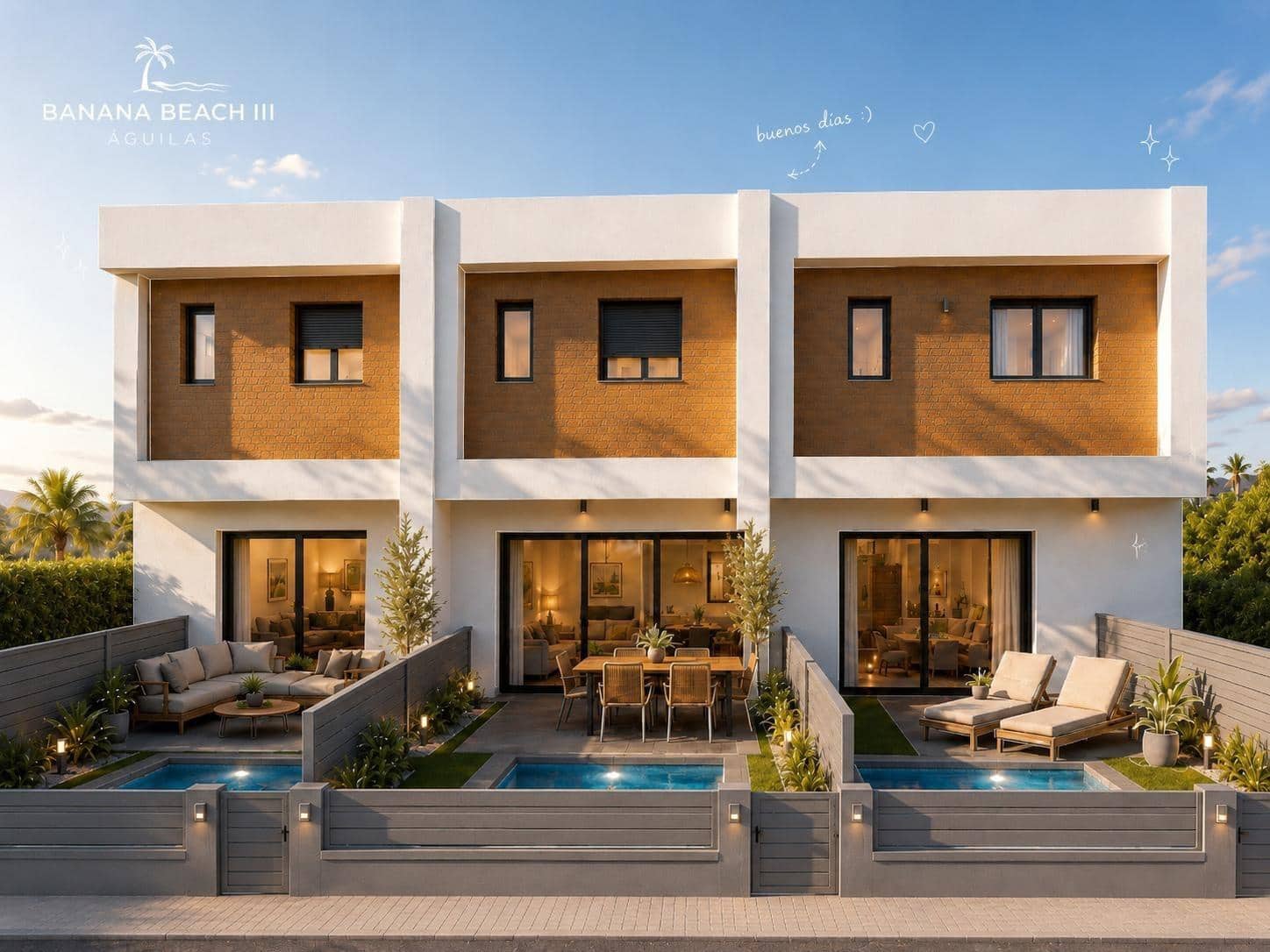 3 sypialnia Willa na sprzedaż w Aguilas z basenem - 375 000 € (Ref: 9865222)
