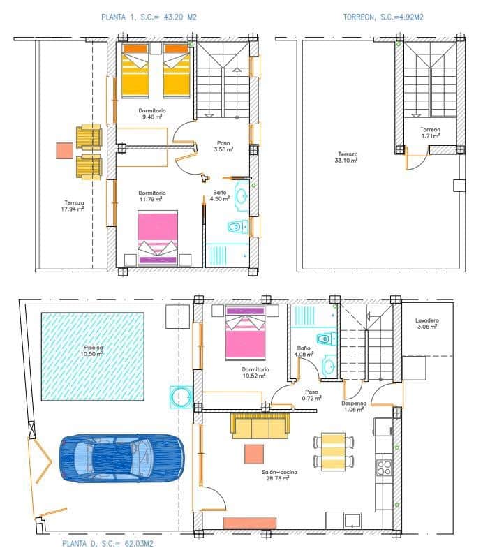 3 sovrum Villa till salu i Avileses med pool - 294 900 € (Ref: 9915855)