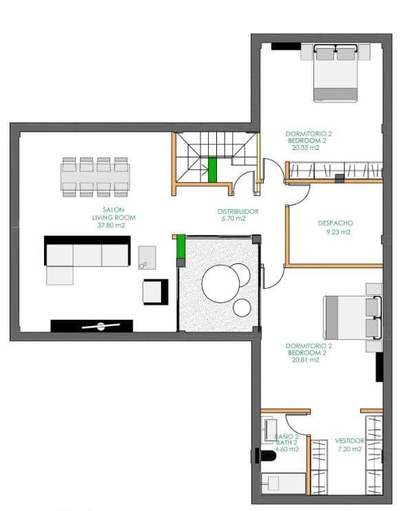 Chalet de 3 habitaciones en Torre-Pacheco en venta con piscina - 829.000 € (Ref: 9934224)