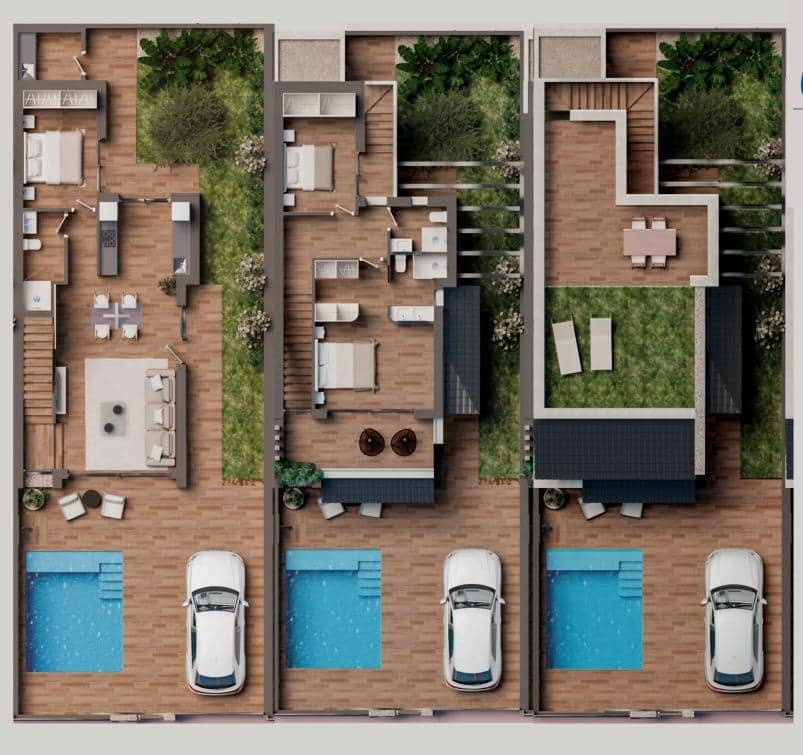 3 bedroom Villa for sale in San Pedro del Pinatar with pool - € 479,000 (Ref: 9936422)