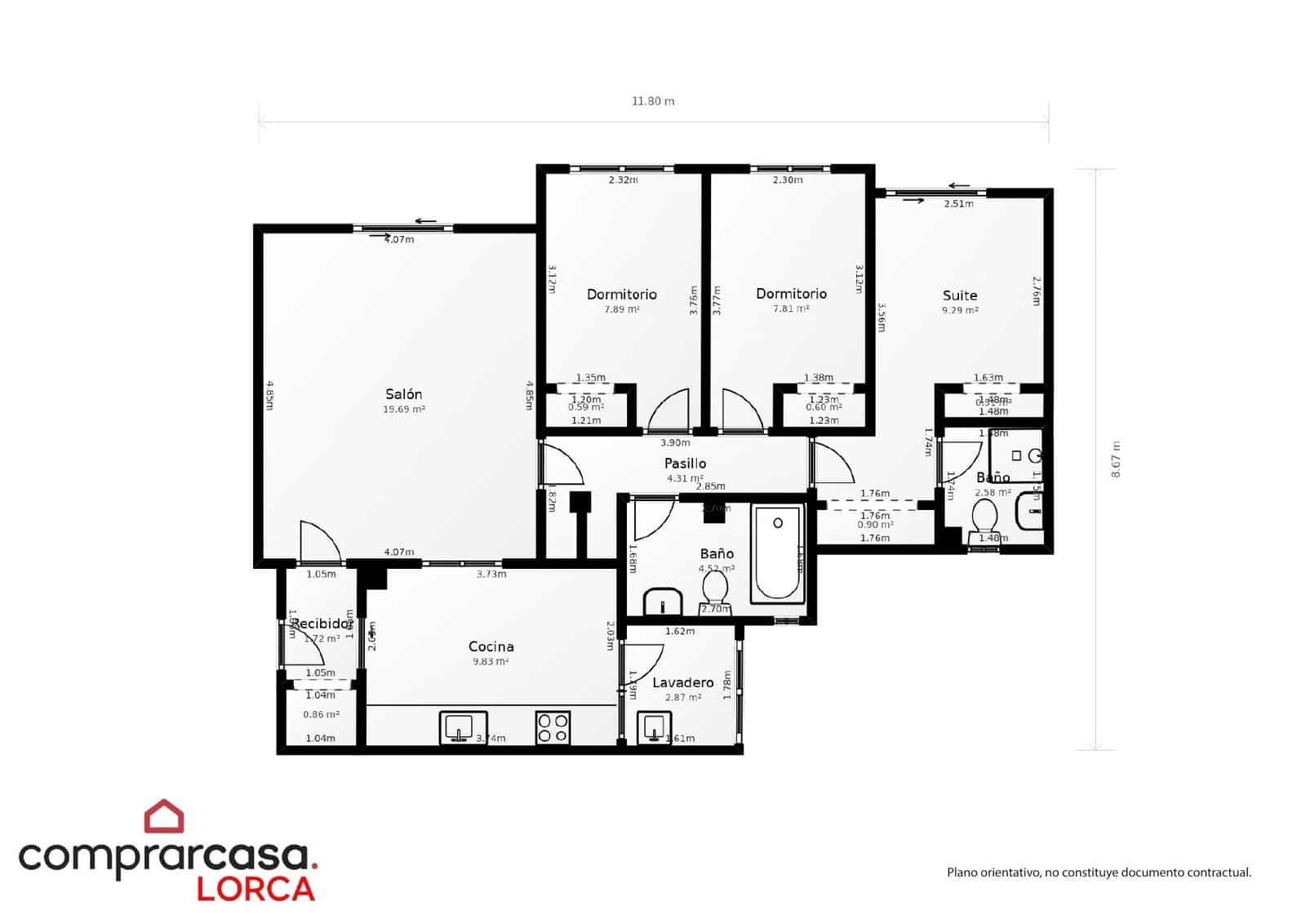 3 soverom Finca/Herregård til salgs i Lorca med garasje - € 224 900 (Ref: 9846272)