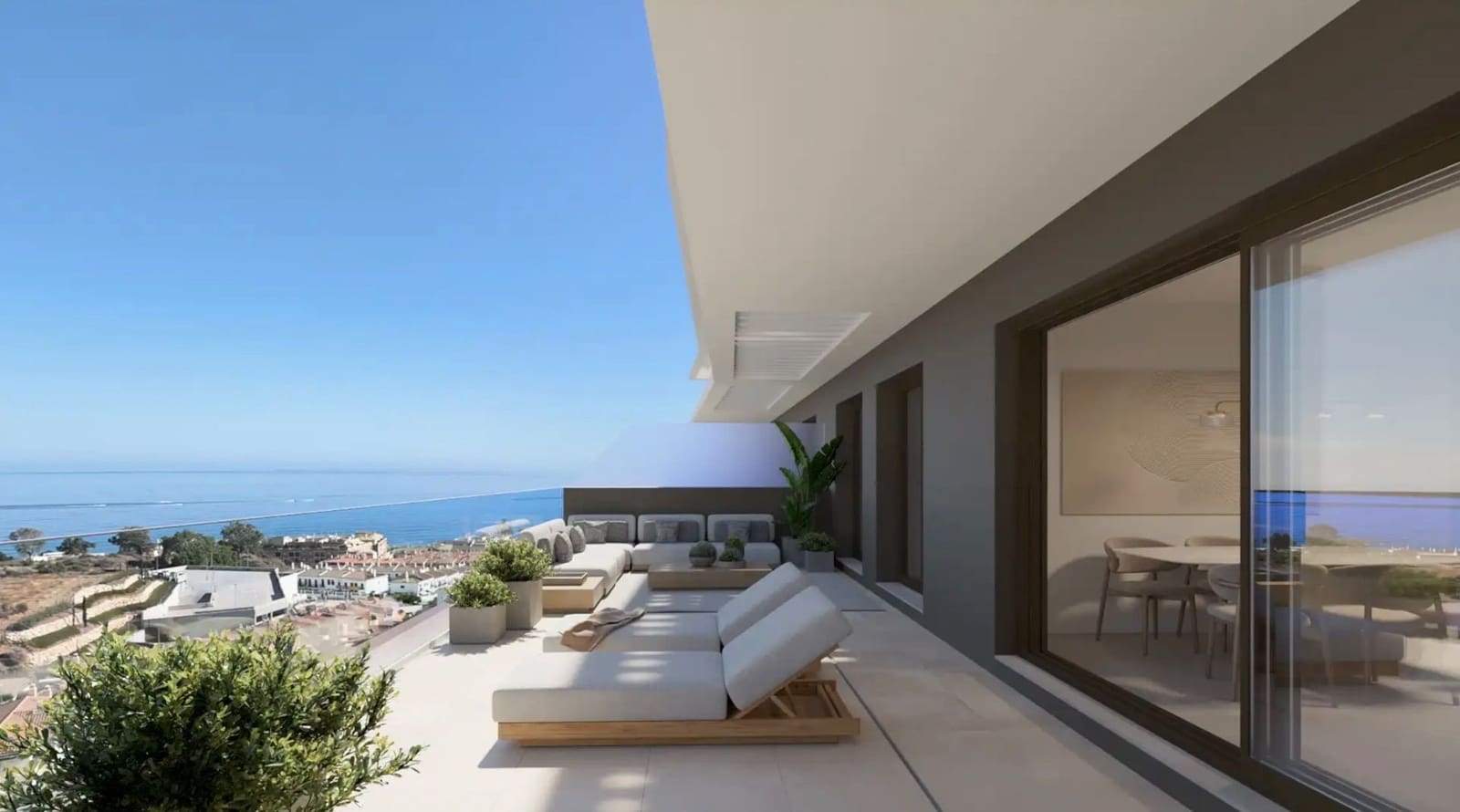 2 soveværelse Penthouse til salg i Malaga by med swimmingpool garage - € 632.000 (Ref: 9284901)