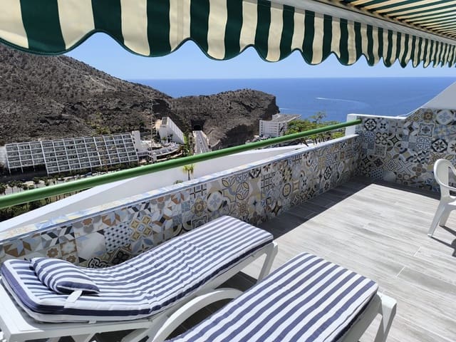 1 makuuhuone Huoneisto vuokrattavana paikassa Puerto Rico, Mogán mukana uima-altaan - 1 400 € (Ref: 7938963)