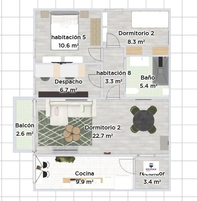 3 slaapkamer Flat te koop in Sevilla stad - € 150.000 (Ref: 9174598)