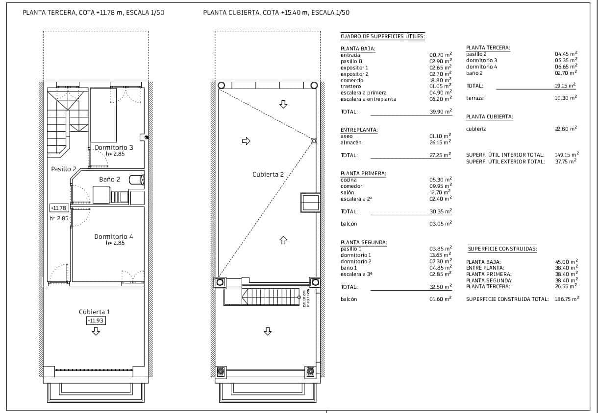 4 Zimmer Reihenhaus zu verkaufen in Sevilla Stadt - 1.095.000 € (Ref: 9197985)