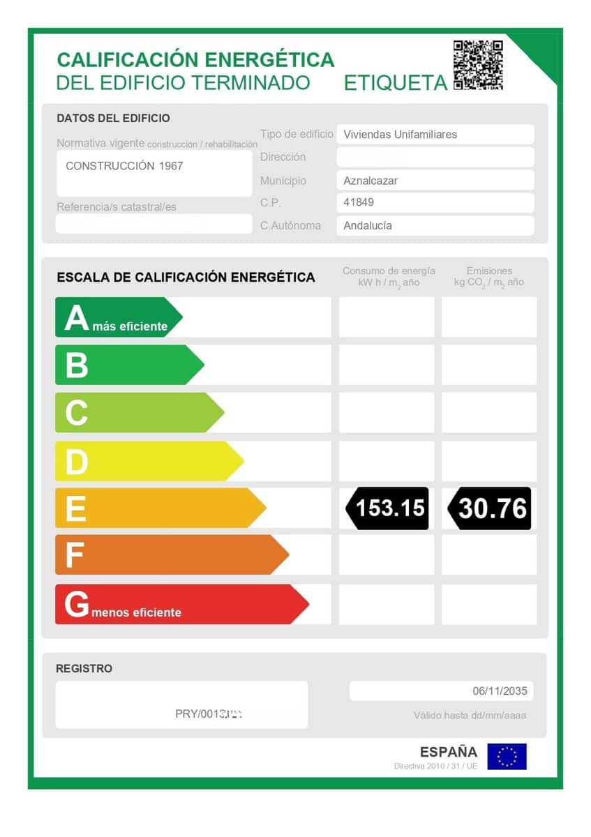 6 makuuhuone Omakotitalo myytävänä paikassa Aznalcazar - 350 000 € (Ref: 9367682)