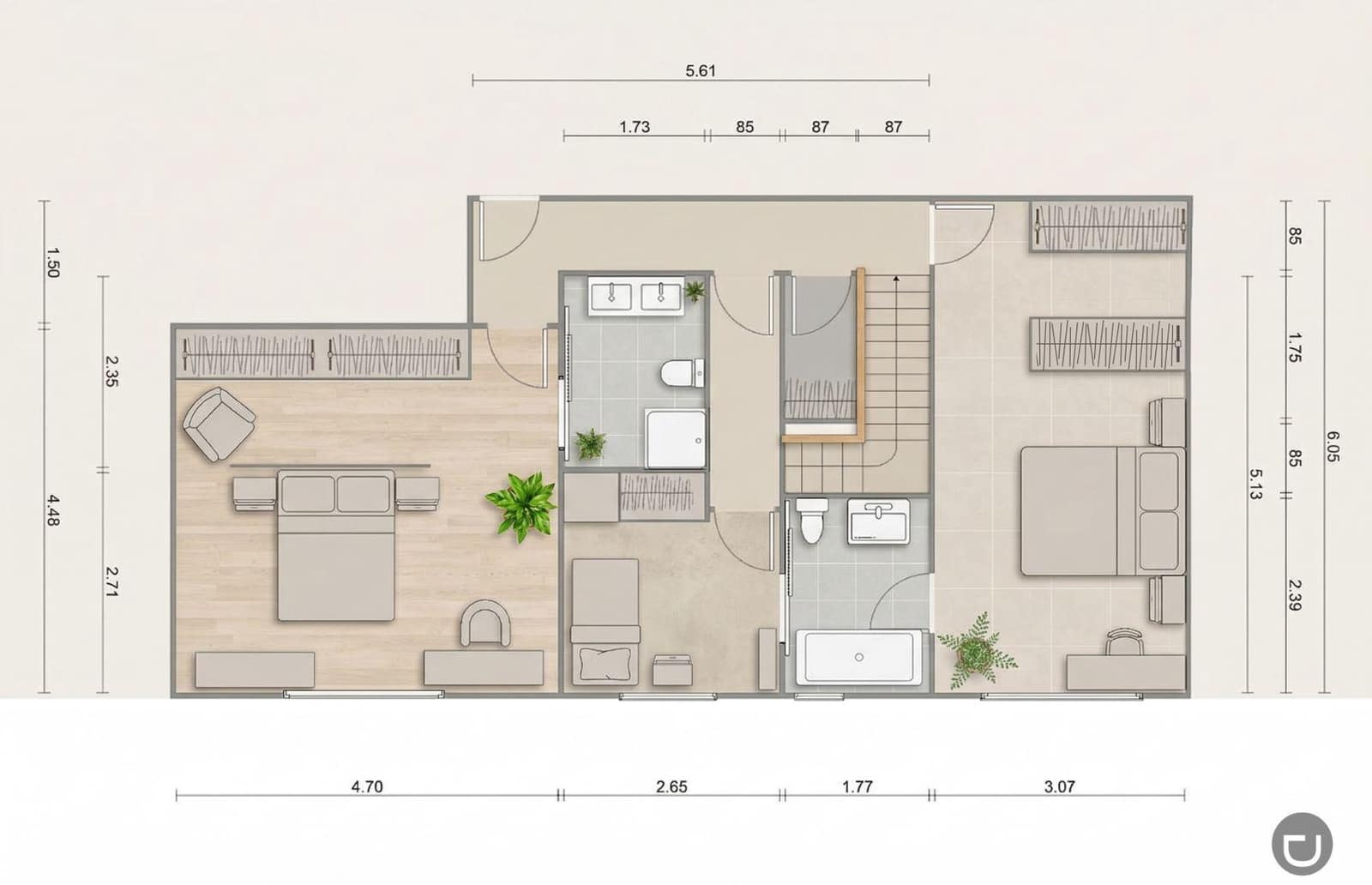 4 chambre Penthouse à vendre à Madrid ville avec piscine garage - 1 500 000 € (Ref: 9784988)