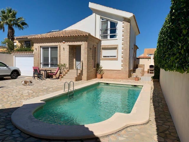 2 chambre Villa/Maison à vendre à Las Lomas de Rame - Bahía Bella, Los Alcázares avec piscine garage - 289 000 € (Ref: 9645767)