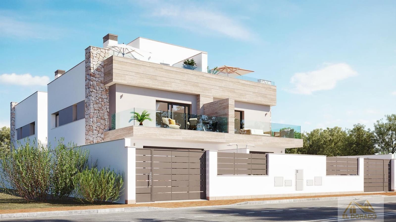 Pareado de 3 habitaciones en San Pedro del Pinatar en venta con piscina garaje - 489.000 € (Ref: 10167547)