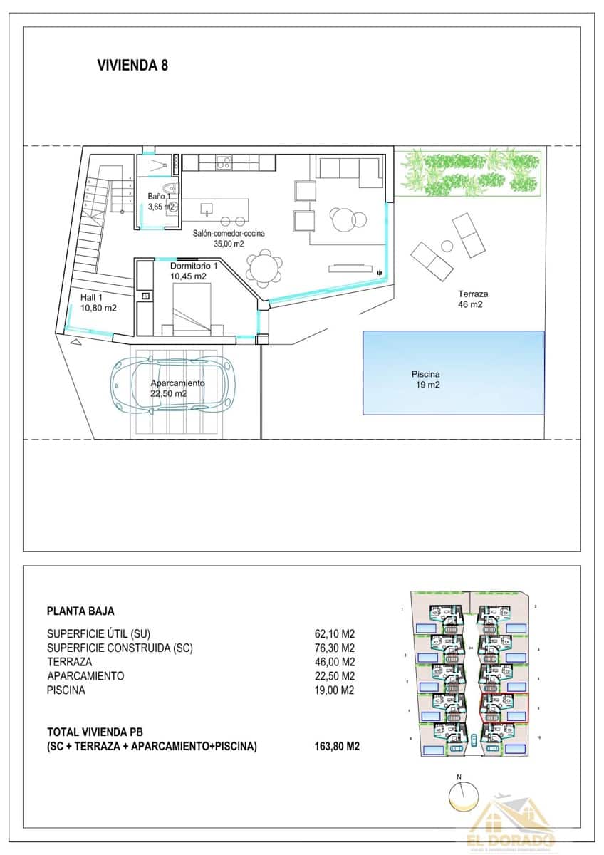 3 quarto Moradia para venda em Orihuela Costa com piscina garagem - 569 000 € (Ref: 7463174)