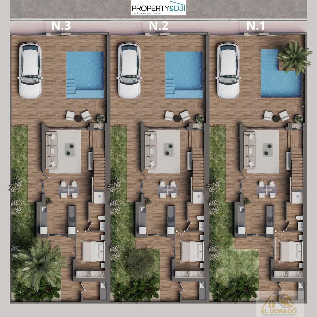 3 sypialnia Willa na sprzedaż w San Pedro del Pinatar z basenem garażem - 479 900 € (Ref: 9491180)