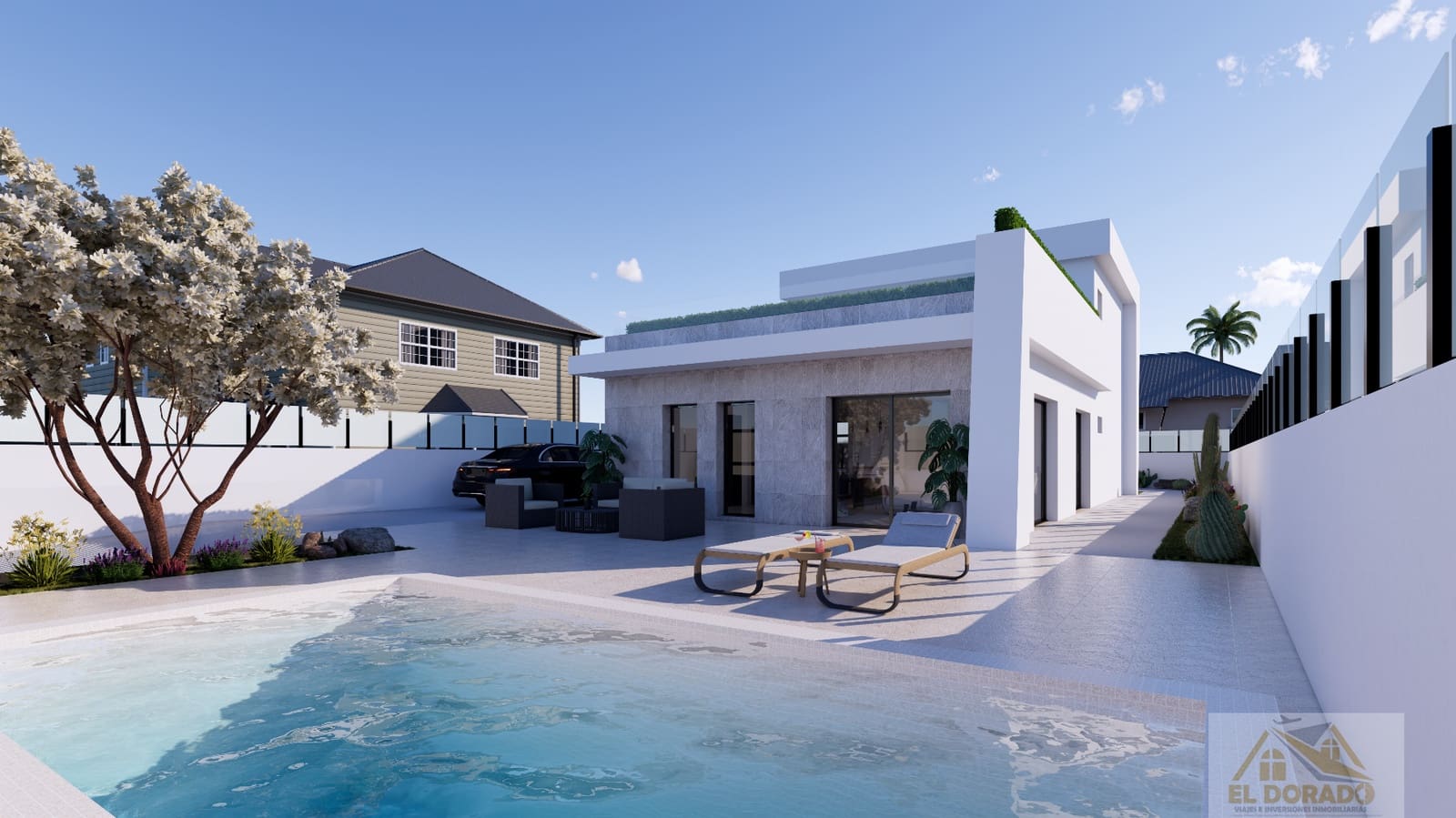 3 soverom Villa til salgs i Benferri med svømmebasseng garasje - € 396 000 (Ref: 9646235)