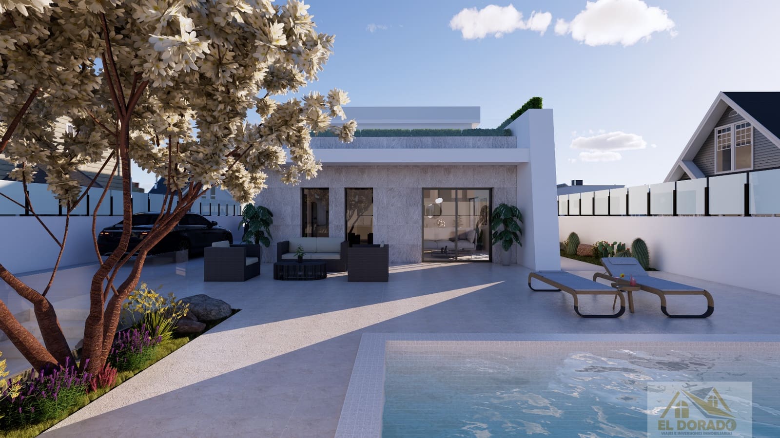 3 soverom Villa til salgs i Benferri med svømmebasseng garasje - € 396 000 (Ref: 9752046)