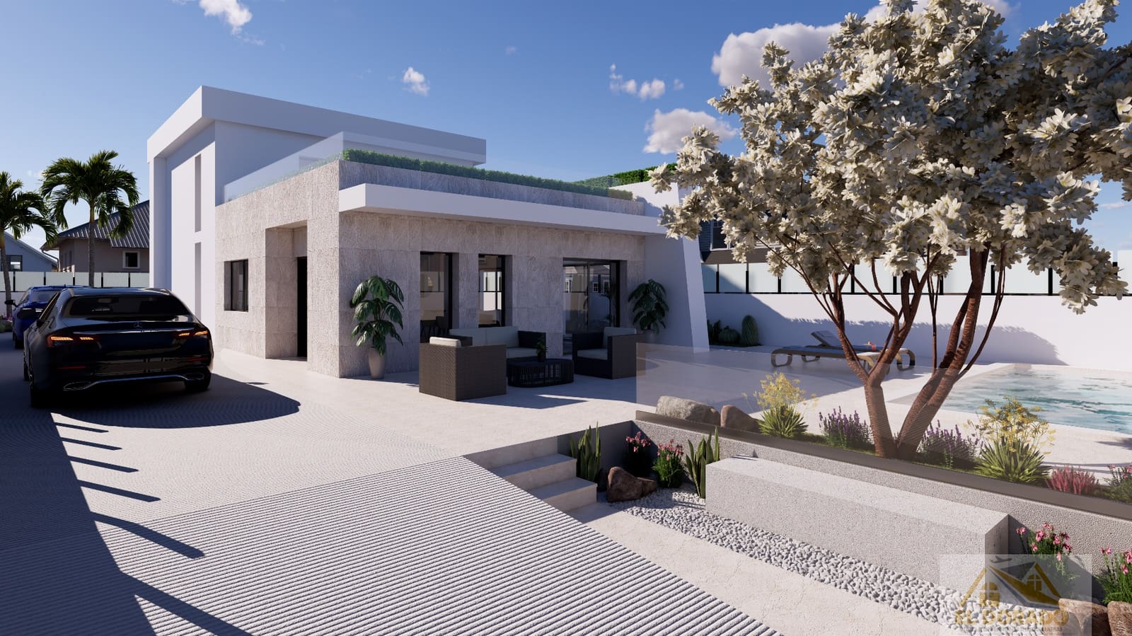 3 soverom Villa til salgs i Benferri med svømmebasseng garasje - € 396 000 (Ref: 9752046)