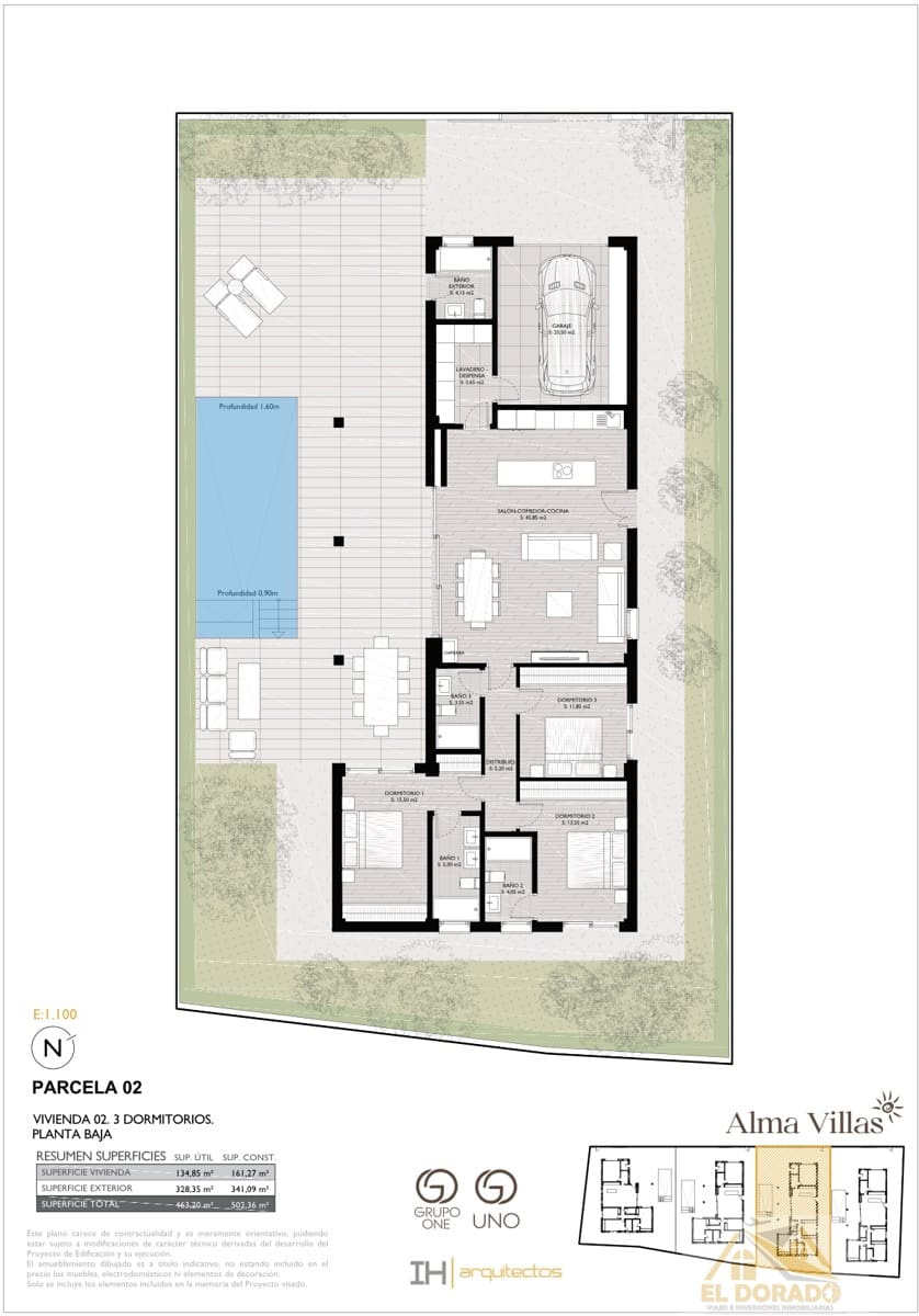 3 soverom Villa til salgs i San Pedro del Pinatar med svømmebasseng garasje - € 819 950 (Ref: 9833990)