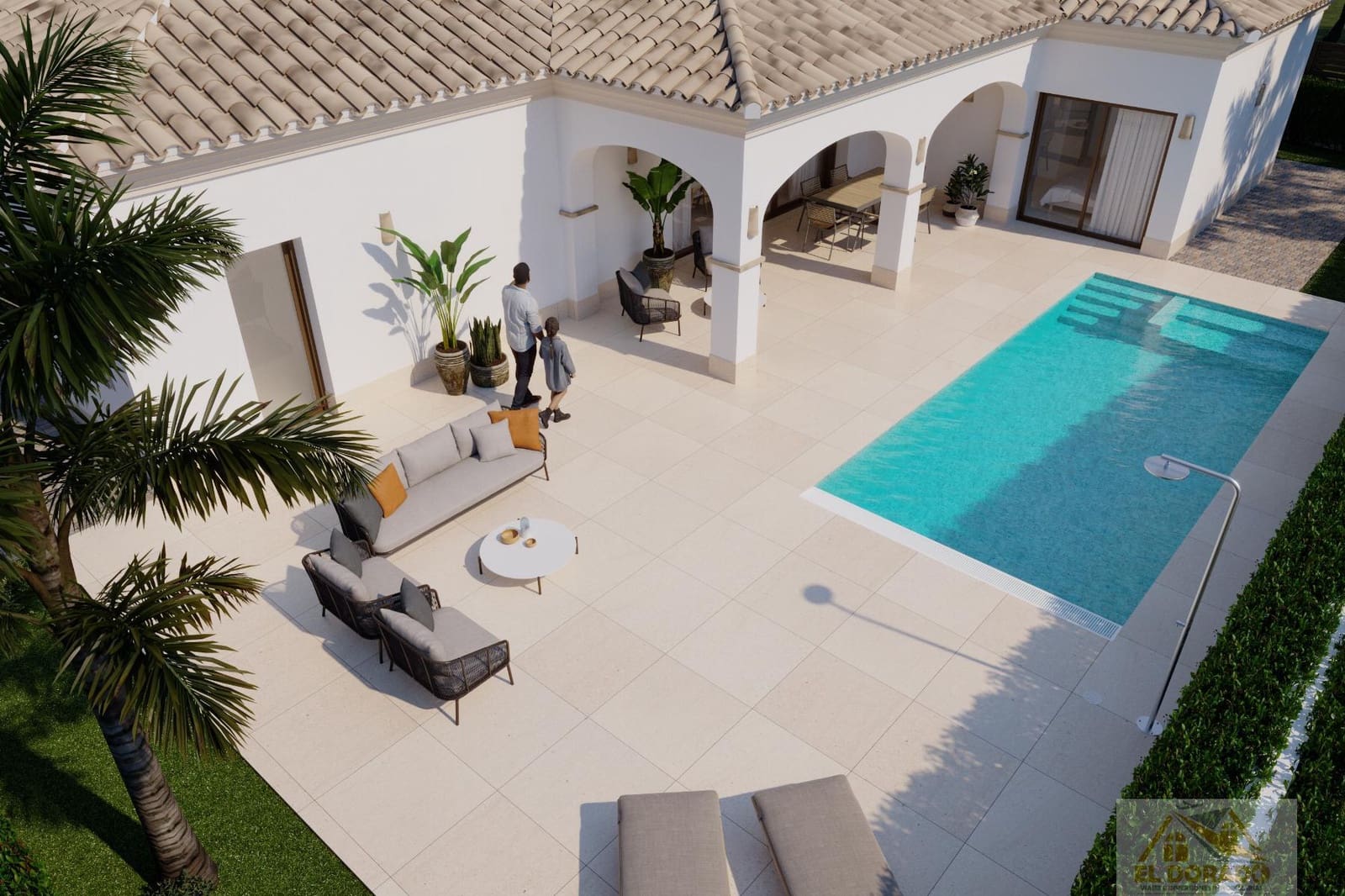 3 soverom Villa til salgs i San Pedro del Pinatar med svømmebasseng garasje - € 819 950 (Ref: 9833992)