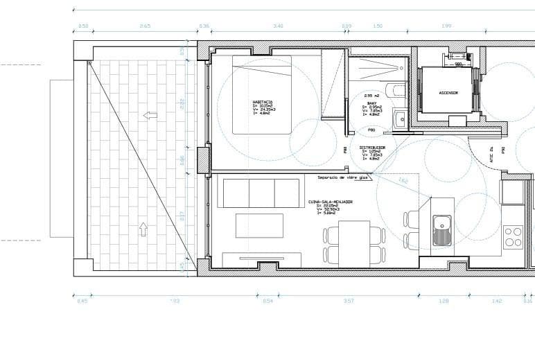 Ático de 1 habitación en Santa Coloma de Gramenet en alquiler - 1.900 € (Ref: 9270106)