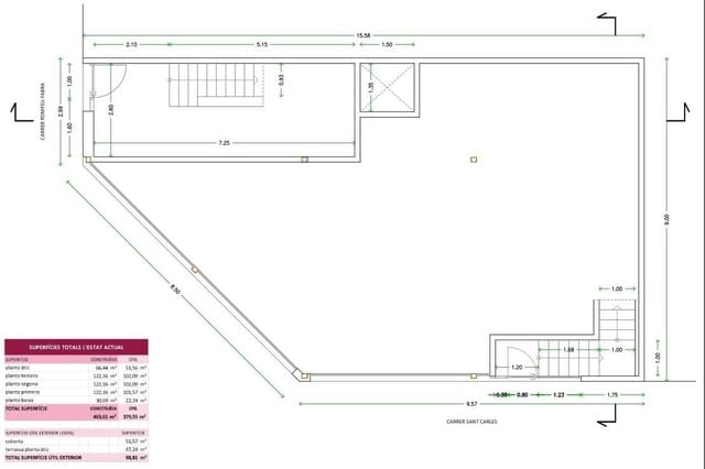 Pensión/Hostal de 11 habitaciones en Santa Coloma de Gramenet en alquiler - 11.000 € (Ref: 9270144)