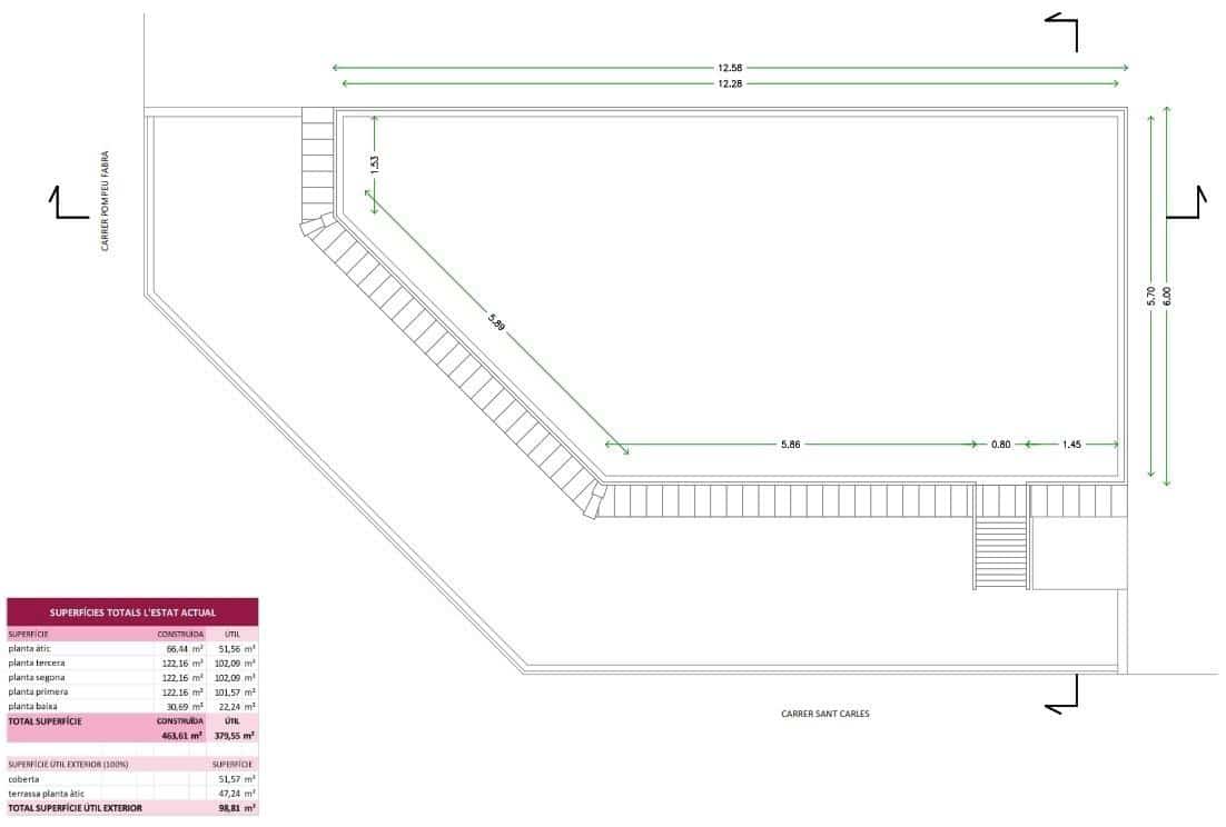 Pensión/Hostal de 11 habitaciones en Santa Coloma de Gramenet en alquiler - 11.000 € (Ref: 9270144)