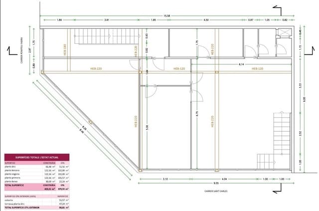 Pensión/Hostal de 11 habitaciones en Santa Coloma de Gramenet en alquiler - 11.000 € (Ref: 9270144)