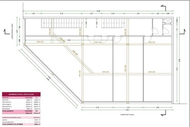 Pensión/Hostal de 11 habitaciones en Santa Coloma de Gramenet en alquiler - 11.000 € (Ref: 9270144)