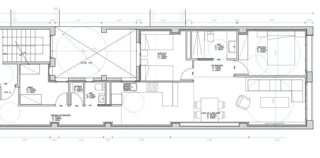 2 makuuhuone Asunto vuokrattavana paikassa Barcelona kaupunki - 1 990 € (Ref: 9270166)
