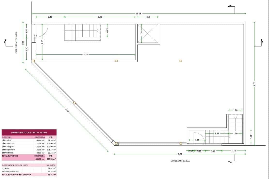 15 bedroom Guesthouse/B & B for sale in Santa Coloma de Gramenet - € 1,100,000 (Ref: 9270175)