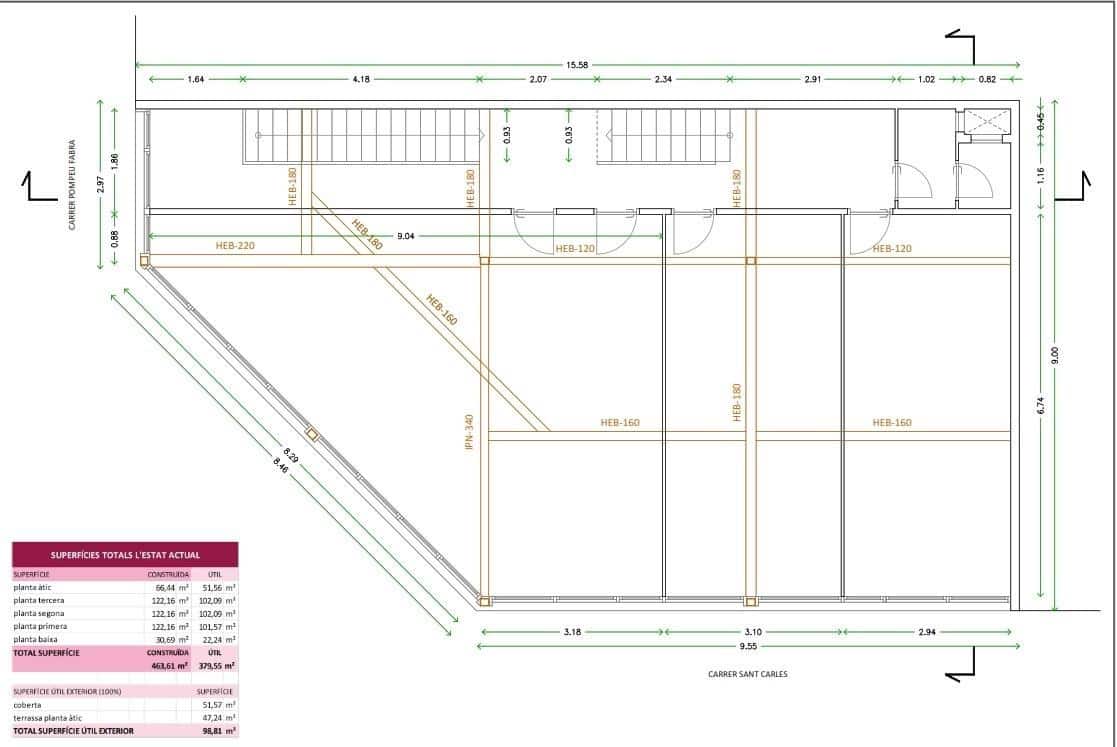 11 bedroom Guesthouse/B & B for sale in Santa Coloma de Gramenet - € 1,100,000 (Ref: 9270175)