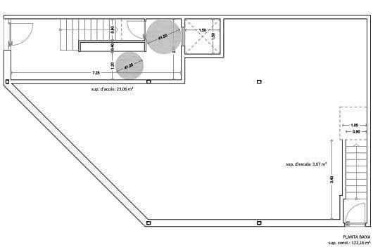 Oficina de 18 habitaciones en Santa Coloma de Gramenet en alquiler - 5.500 € (Ref: 9270193)