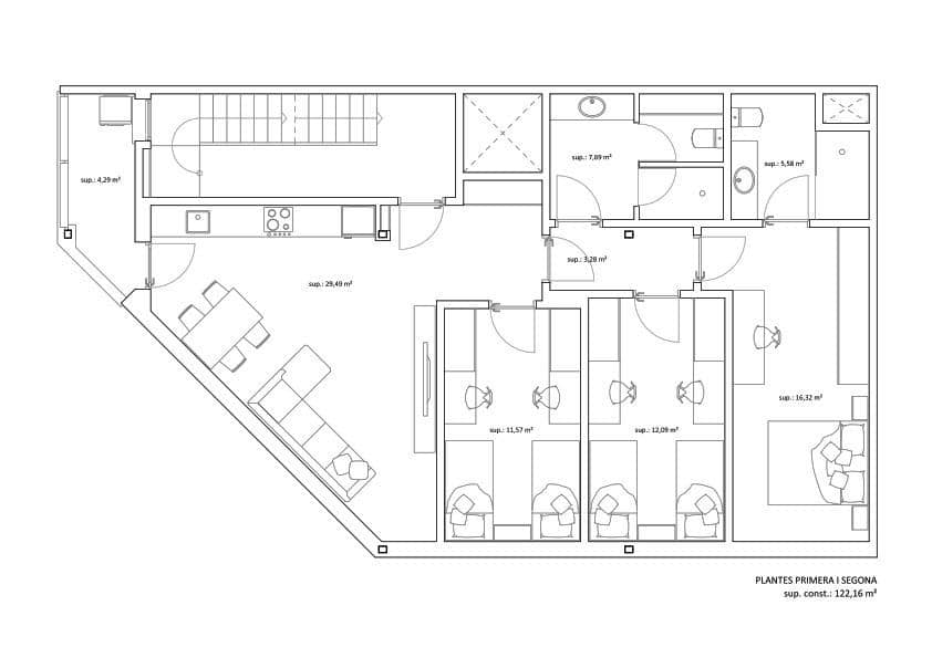 11 sypialnia Biuro na sprzedaż w Santa Coloma de Gramenet - 1 100 000 € (Ref: 9270207)