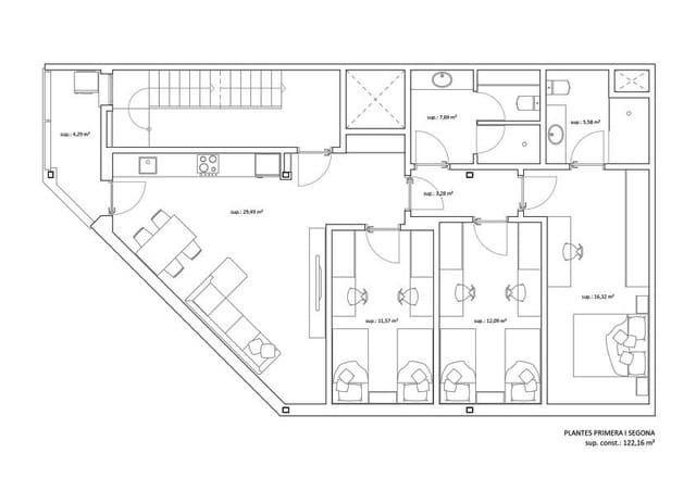 11 sypialnia Biuro na sprzedaż w Santa Coloma de Gramenet - 1 100 000 € (Ref: 9270207)