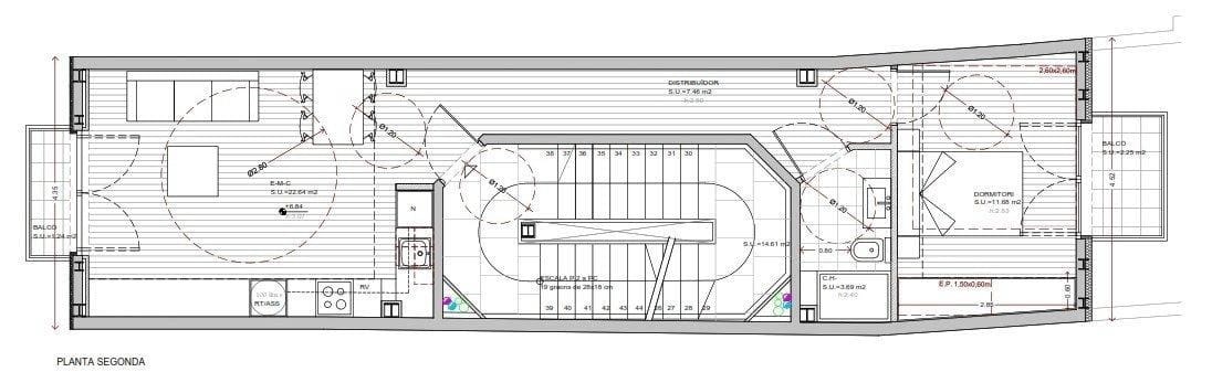 Piso de 1 habitación en Sant Andreu de la Barca en alquiler - 950 € (Ref: 9530475)