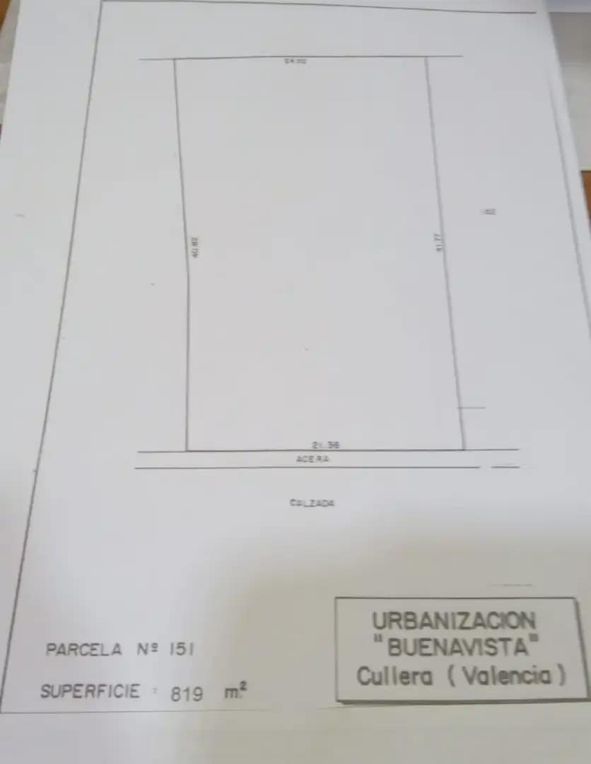 Terrain à Bâtir à vendre à Cullera - 60 000 € (Ref: 9832158)