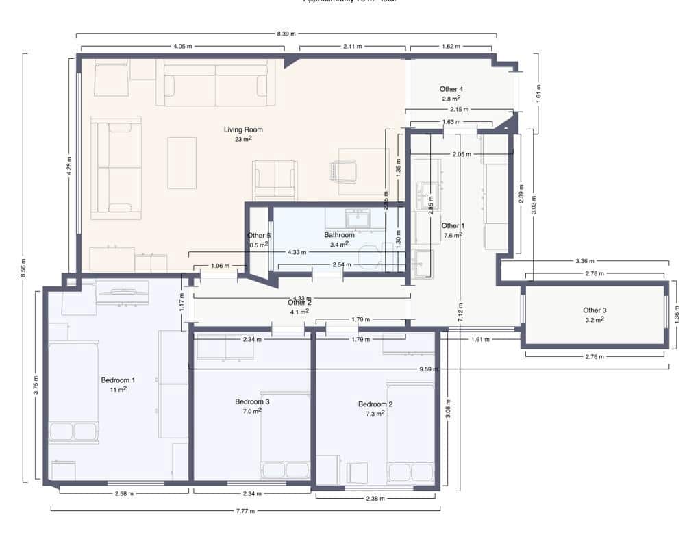 3 bedroom Flat for sale in Malaga city with garage - € 269,500 (Ref: 9085375)