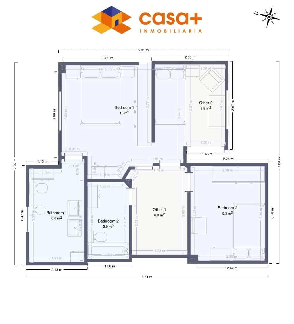 3 quarto Moradia em Banda para venda em Malaga cidade com piscina garagem - 495 000 € (Ref: 9506073)