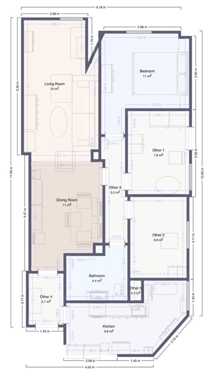 Piso de 3 habitaciones en Málaga ciudad en venta - 230.000 € (Ref: 9541224)