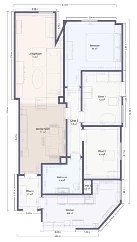 Piso de 3 habitaciones en Málaga ciudad en venta - 230.000 € (Ref: 9541224)