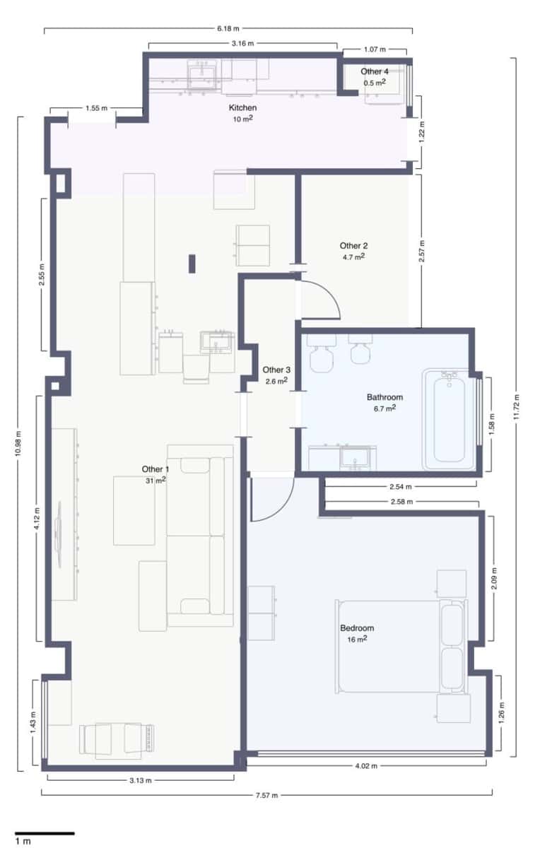 2 quarto Apartamento para venda em Malaga cidade - 318 500 € (Ref: 9762068)