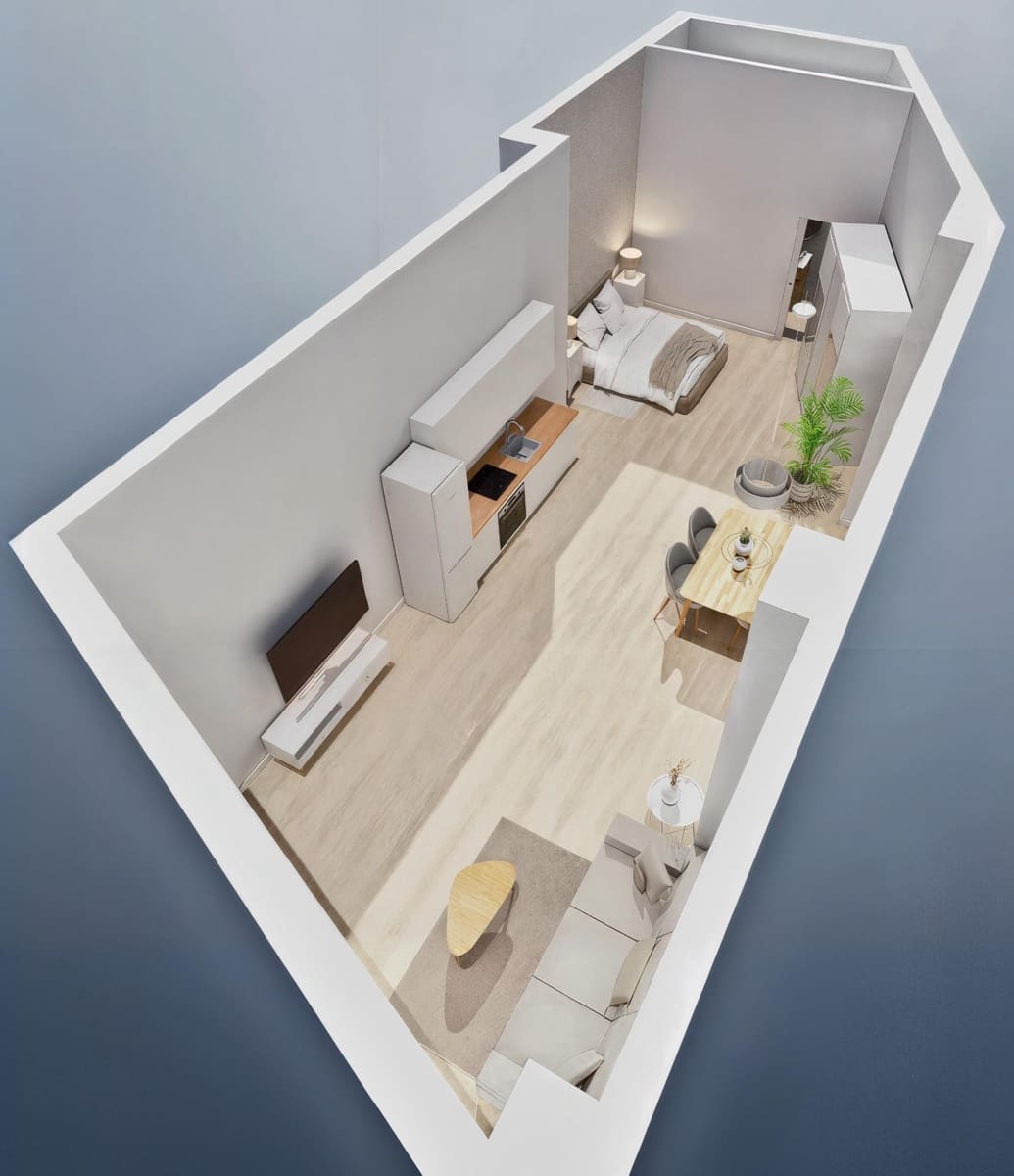 Loft de 1 habitación en Málaga ciudad en venta - 185.000 € (Ref: 9762069)