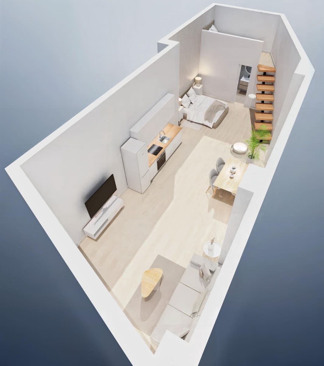 Loft de 1 habitación en Málaga ciudad en venta - 185.000 € (Ref: 9762069)