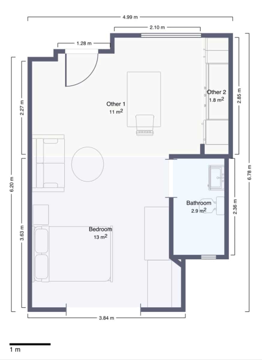 1 camera da letto Monolocale in vendita in Malaga citta - 240.000 € (Rif: 9773166)