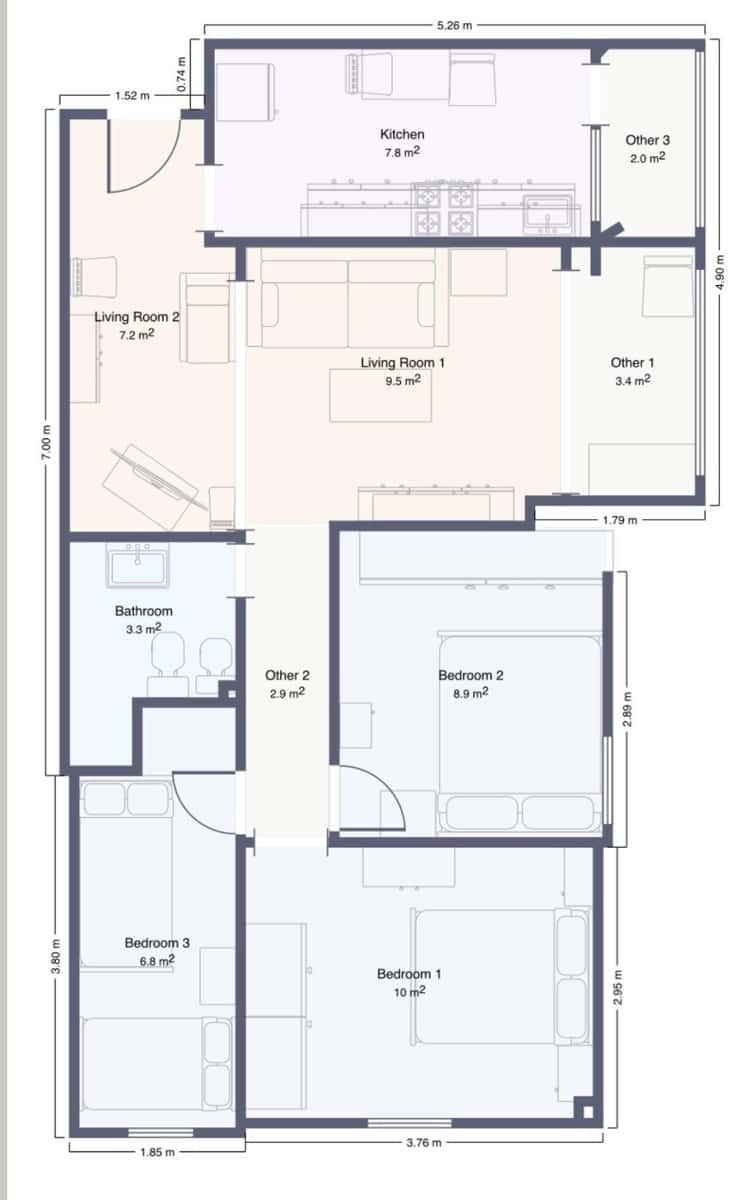 3 sypialnia Mieszkanie na sprzedaż w Miasto Malaga - 275 500 € (Ref: 9981311)