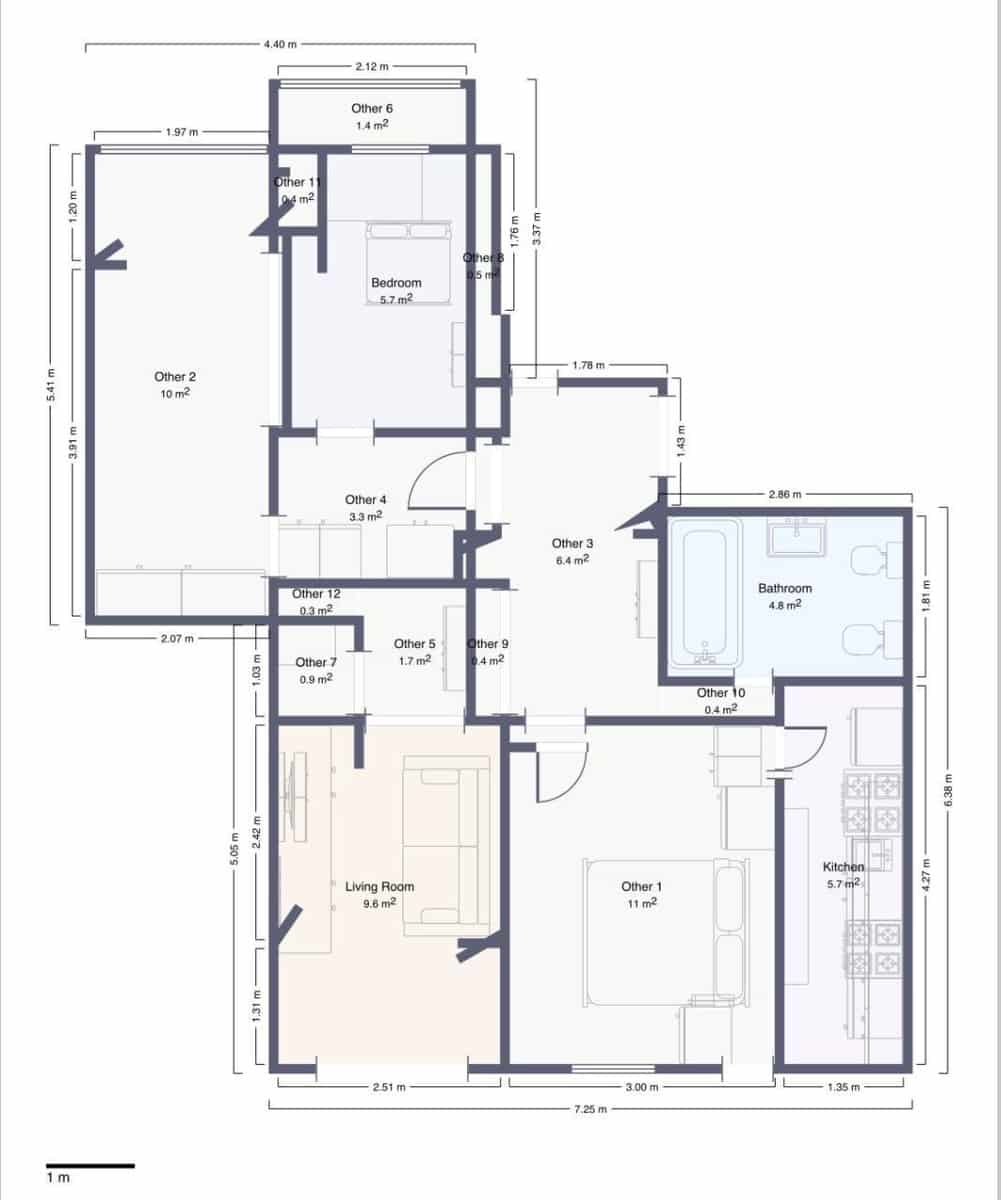 3 soveværelse Lejlighed til salg i Malaga by - € 255.000 (Ref: 9981316)