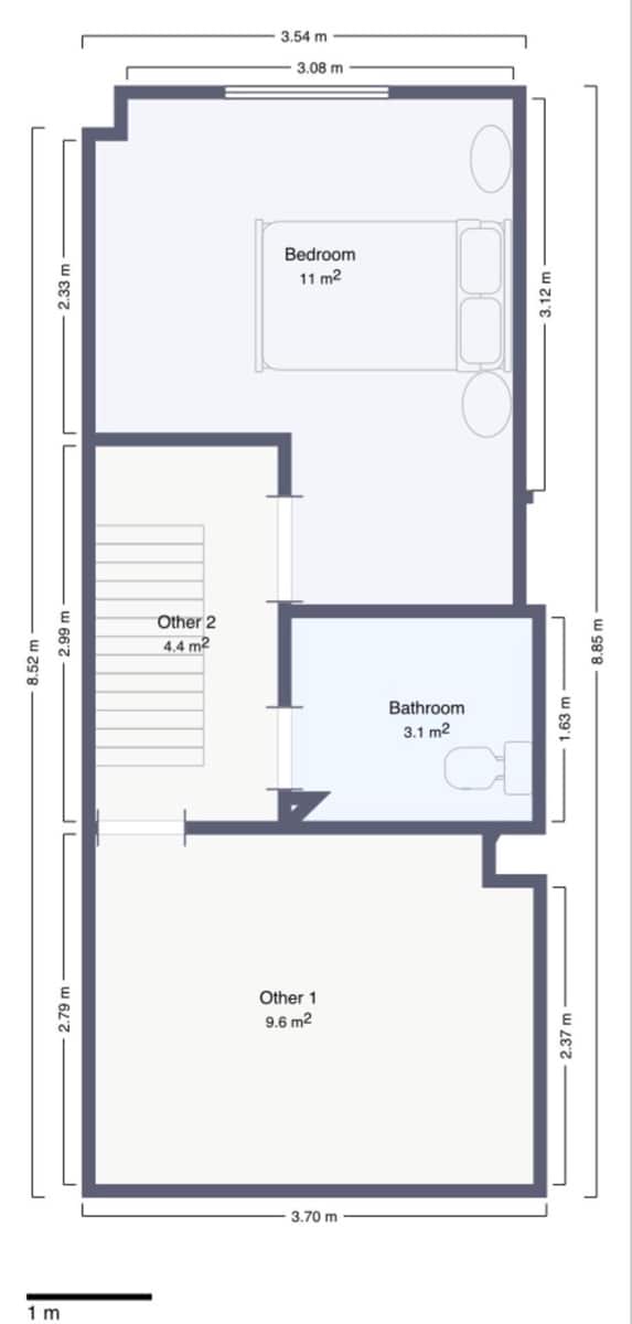 2 slaapkamer Rijtjeshuis te koop in Malaga stad - € 249.000 (Ref: 9981318)