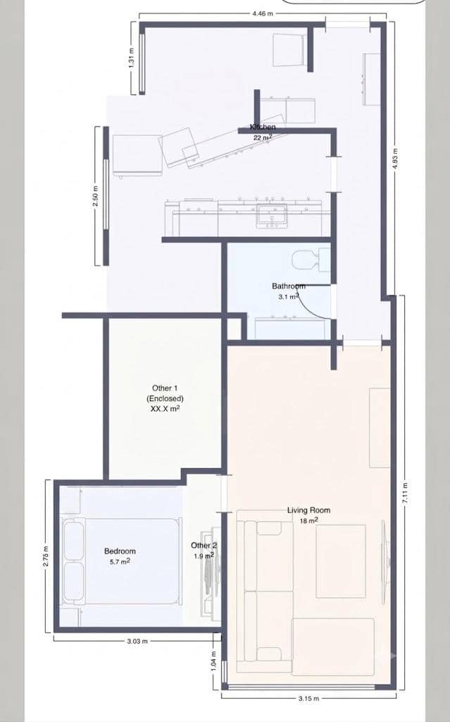 3 soverom Leilighet til salgs i Malaga by - € 296 000 (Ref: 9981320)