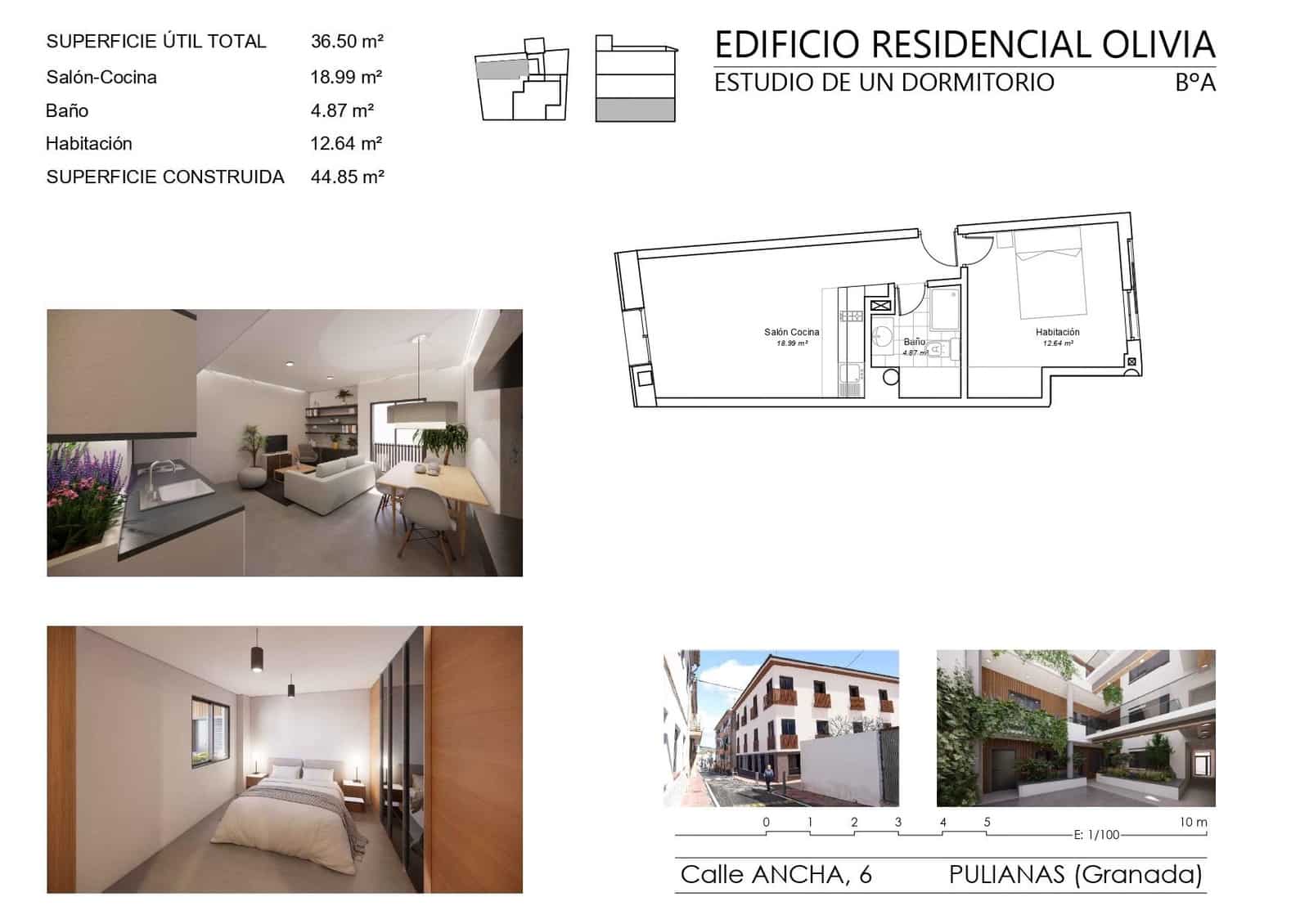 2 bedroom Flat for sale in Pulianas with garage - € 175,617 (Ref: 9674881)