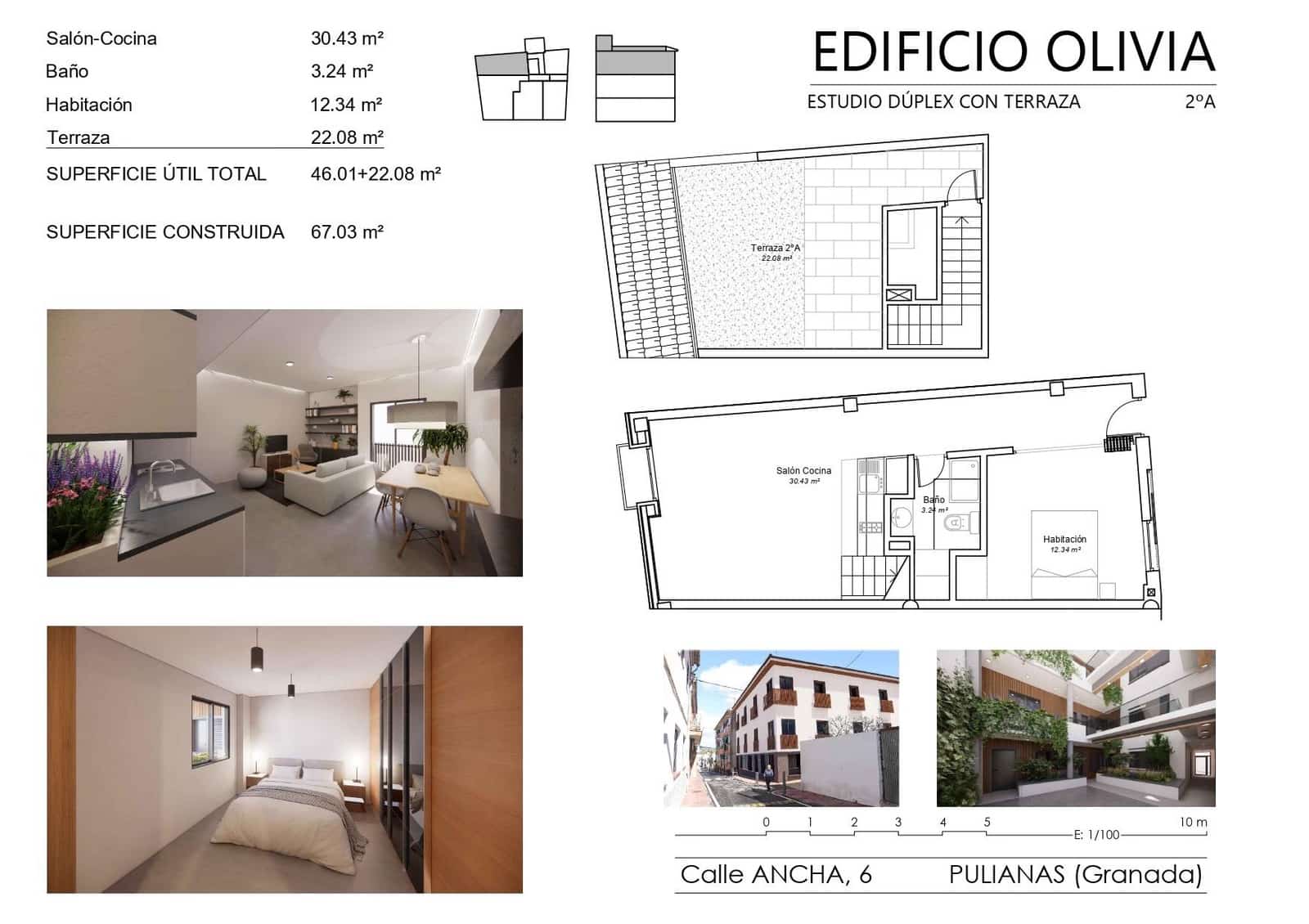 2 bedroom Flat for sale in Pulianas with garage - € 175,617 (Ref: 9674881)