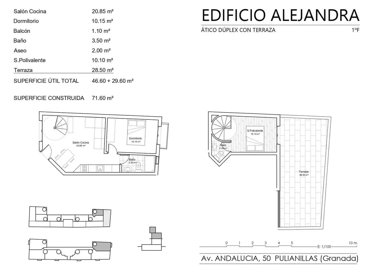 1 bedroom Flat for sale in Pulianas with garage - € 103,151 (Ref: 9674926)