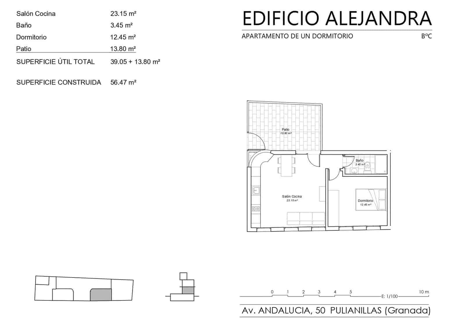 1 bedroom Flat for sale in Pulianas with garage - € 103,151 (Ref: 9674926)